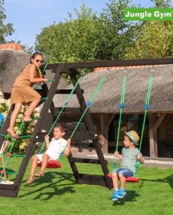 Sort Jungle Gym Climb Modul Tra Komplet Grundmalet 806 256 - Jungle Gym Gyngestativer  - 5705858713489