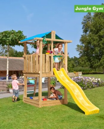 Jungle Gym Hut Legetårn Komplet Ekskl Rutschebane 804 282b - Jungle Gym Gyngestativer  - 5705858715100