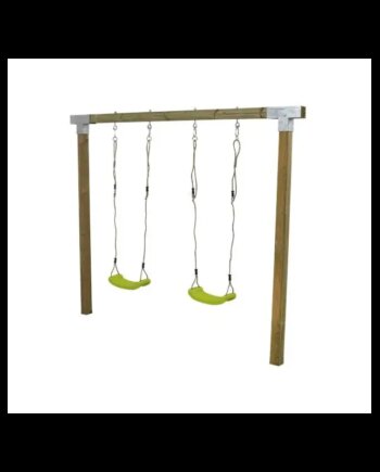 Plus Cubic Gyngestativ Inkl Lime Gyngesæder - Plus A/s Gyngestativer  - 5703393726698