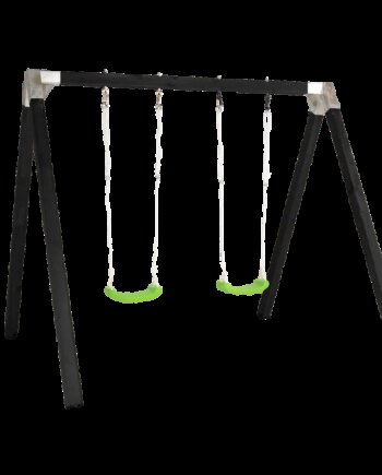 Grøn Plus Luksus Gyngestativ Inkl Ne Sæder 185190 - Plus A/s Gyngestativer  - 5703393718075